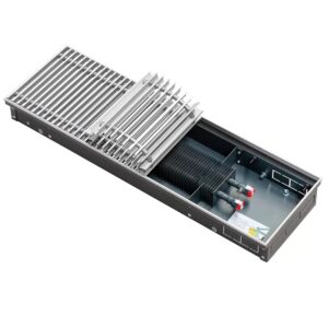 Внутрипольный конвектор Techno Usual KVZ 250.85.1500 без вентилятора, решетка серебро