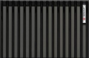Декоративная решетка Mohlenhoff 360 мм, C35 цвет черный