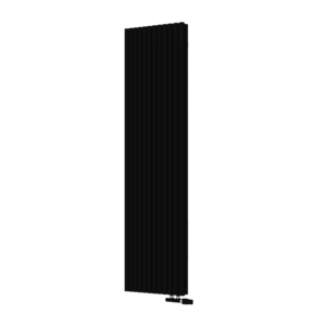 Радиатор КЗТО QUADRUM 30 V 2 1750-12 структурный шелк черный, нижнее подключение